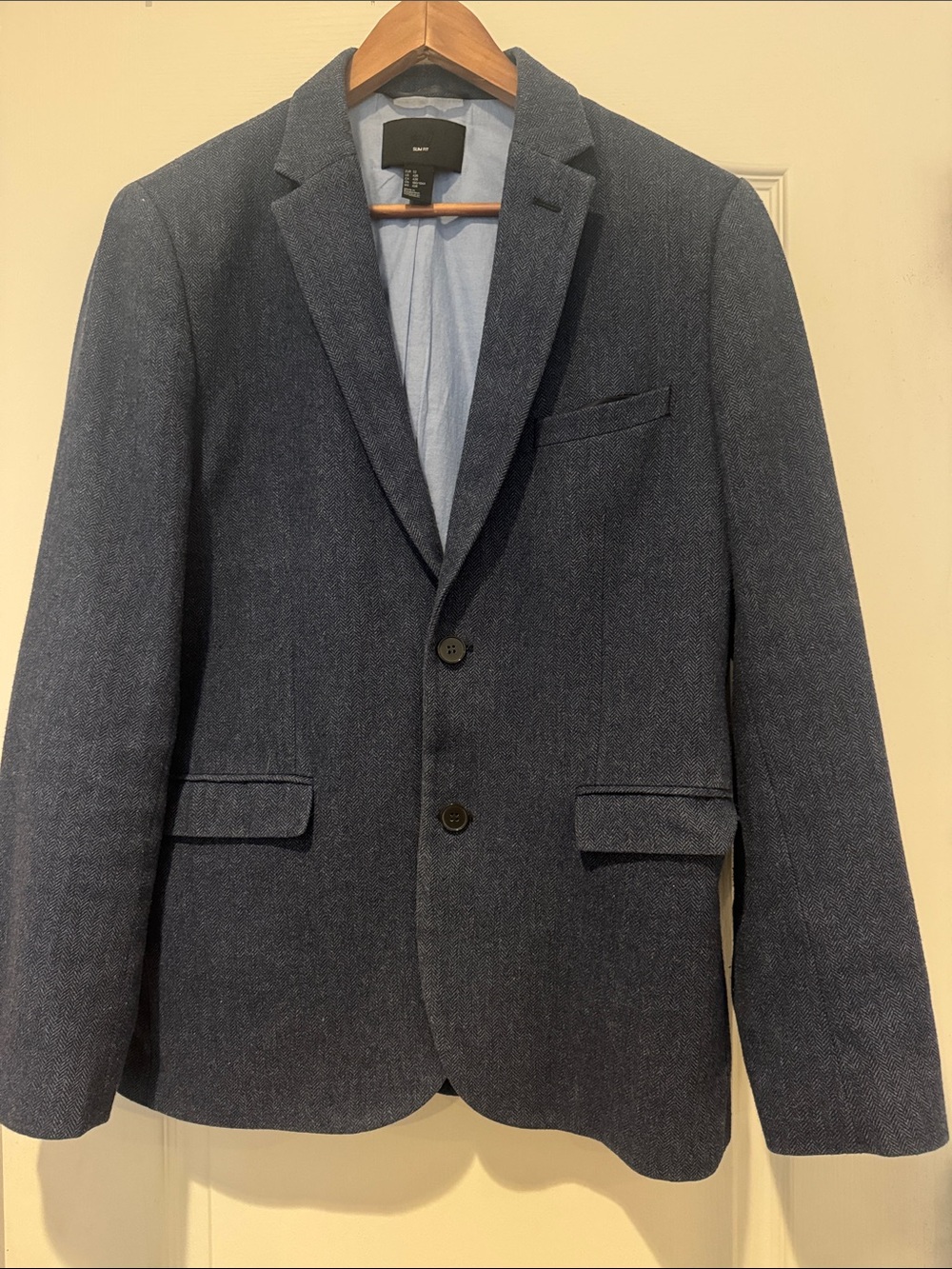 H&M Men's Navy Blue Blazer Sport Coat